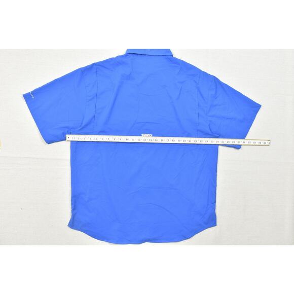 Columbia Mens Blue Sportswear T-Shirt Size XXL/2TG Short Sleeve - Picture 3 of 8